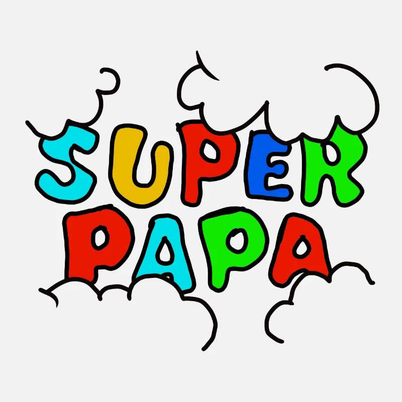 Super Dad Rainbow Font