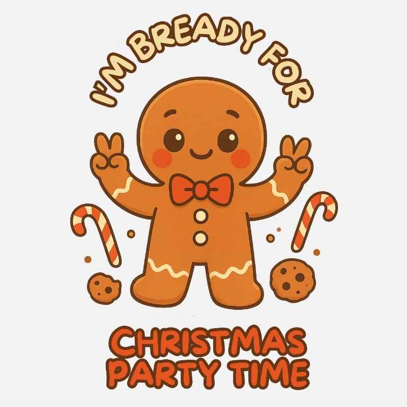 Gingerbread Party Fun Gingerbread cute xmas cookie
