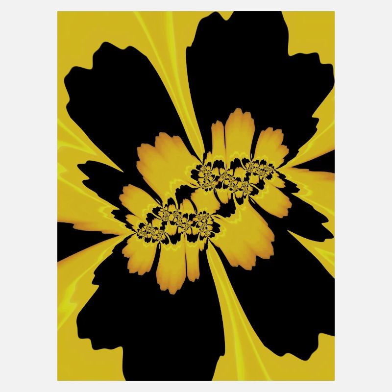 Gelb Schwarz Blume
