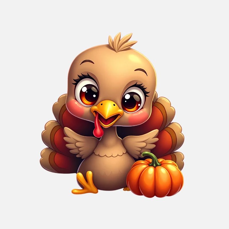 Bébé dinde de Thanksgiving