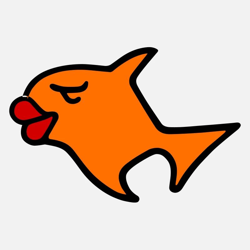 Romantic Fish Illustration