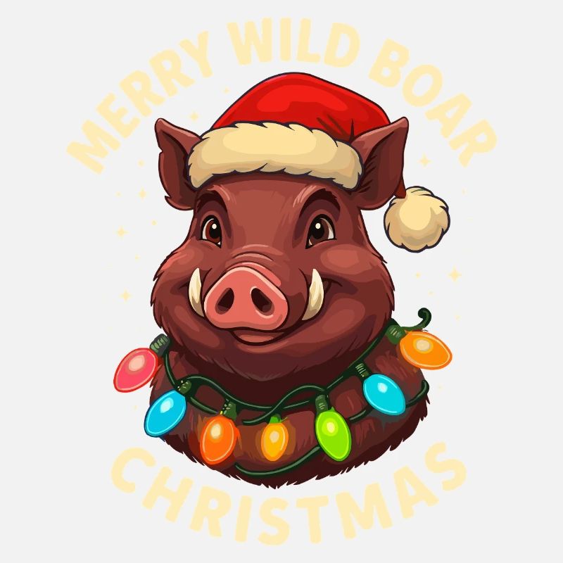 Wildschwein Weihnachten Jäger Geschenk Jagd