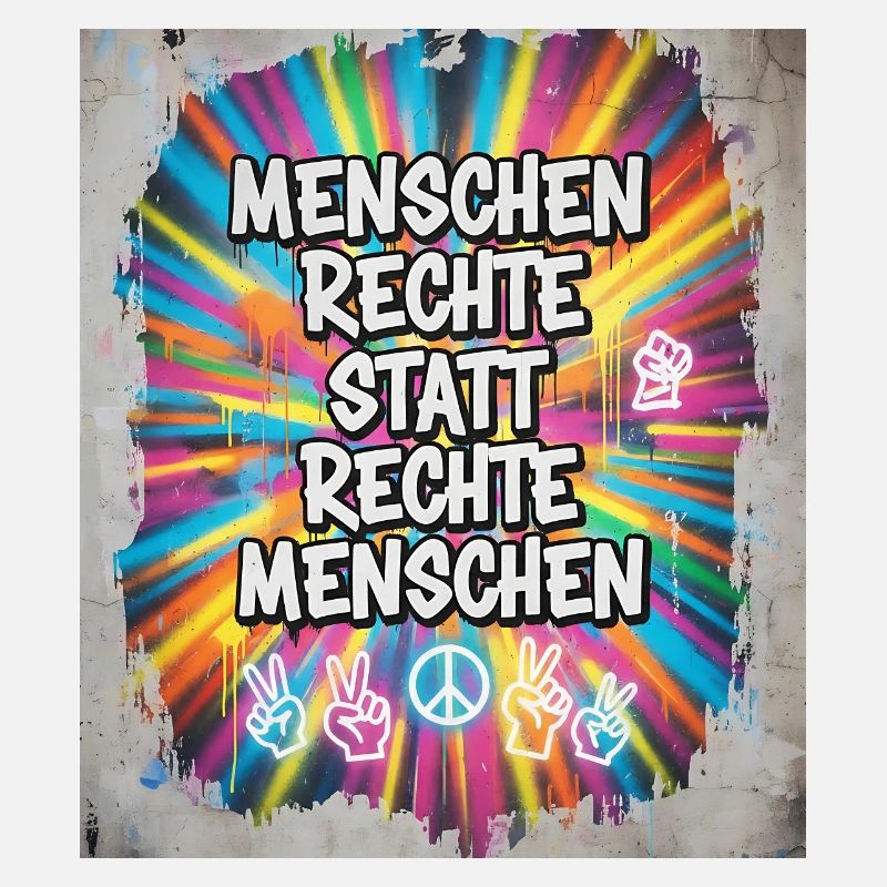Colorful Graffiti Human Rights Statement