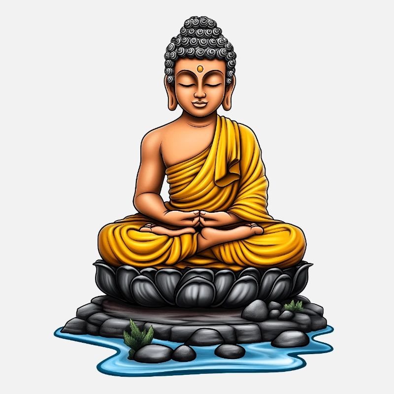 Buddha bei Meditation