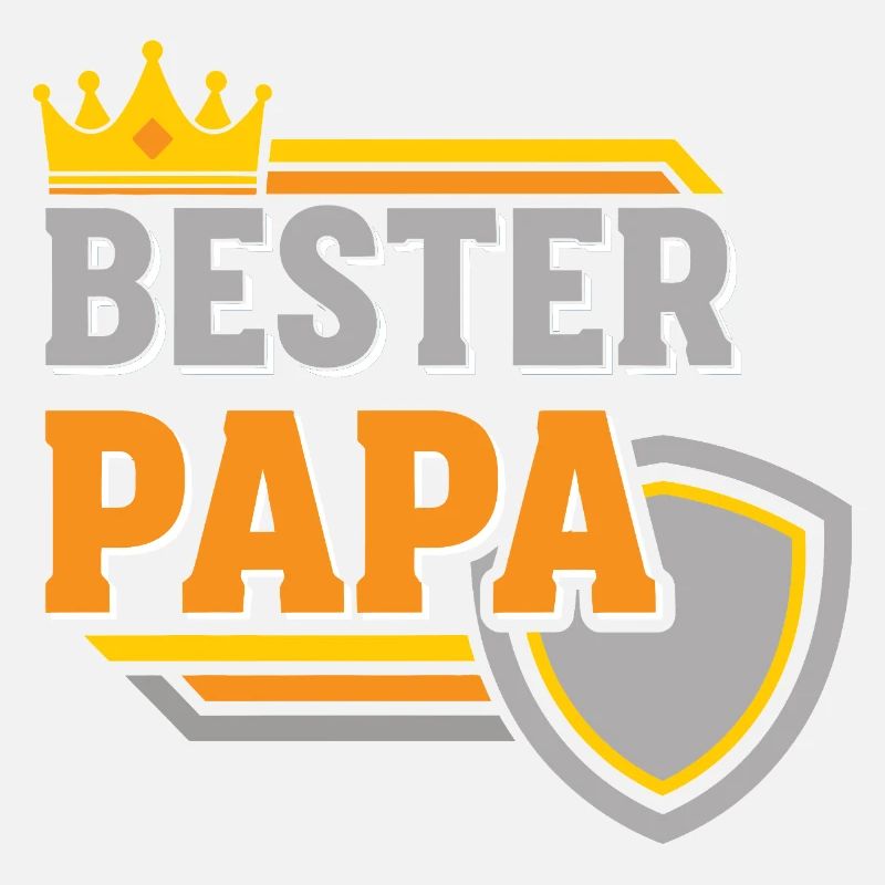 Bester Papa Krone Shield