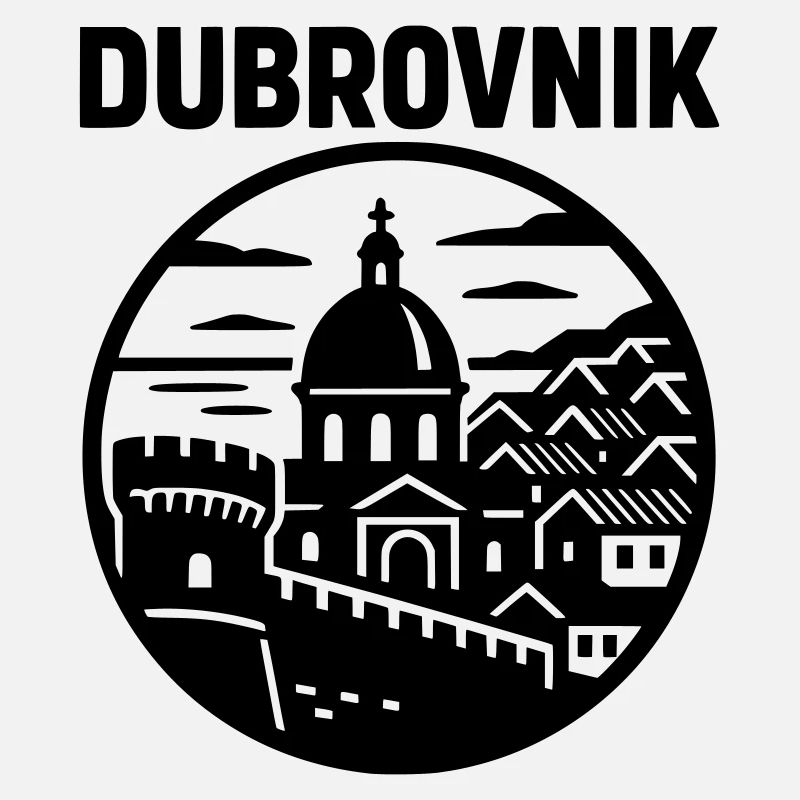 dubrovnik silhouette
