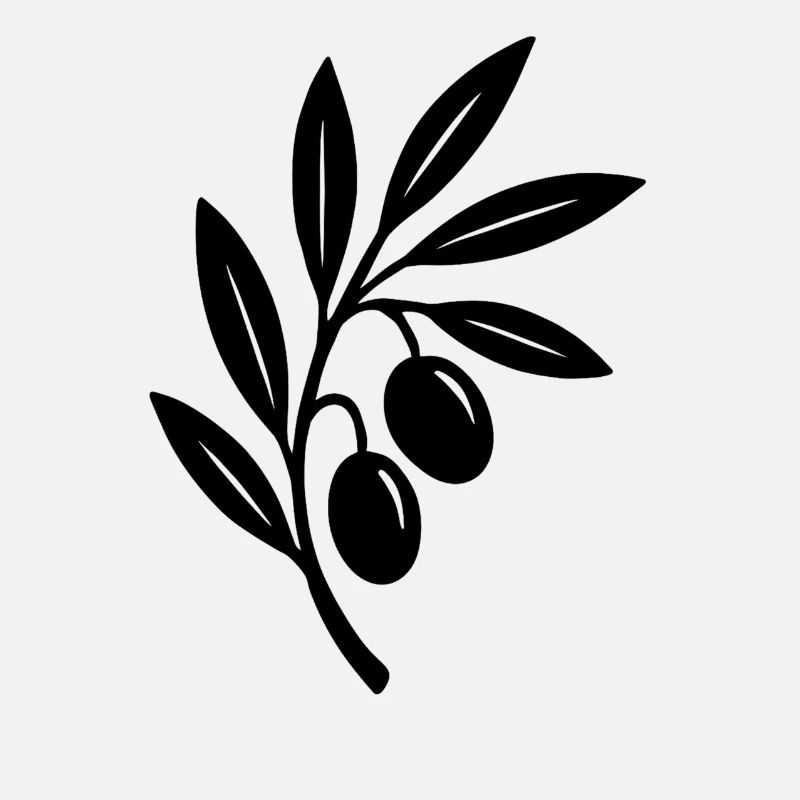 Olive Branch Silhouette