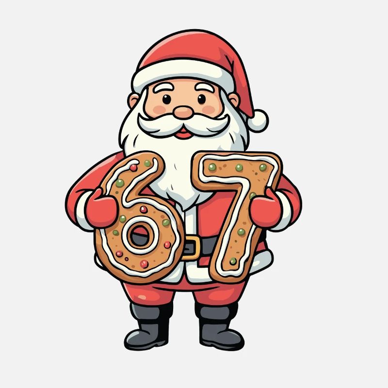 Santa 67 Meme-Keks-Ziffern