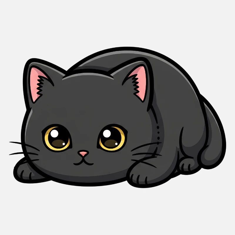 Chaton à moustaches de minuit