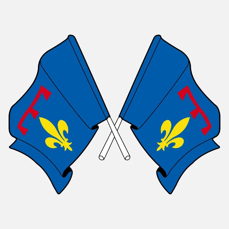 Drapeaux croisés de Provence
