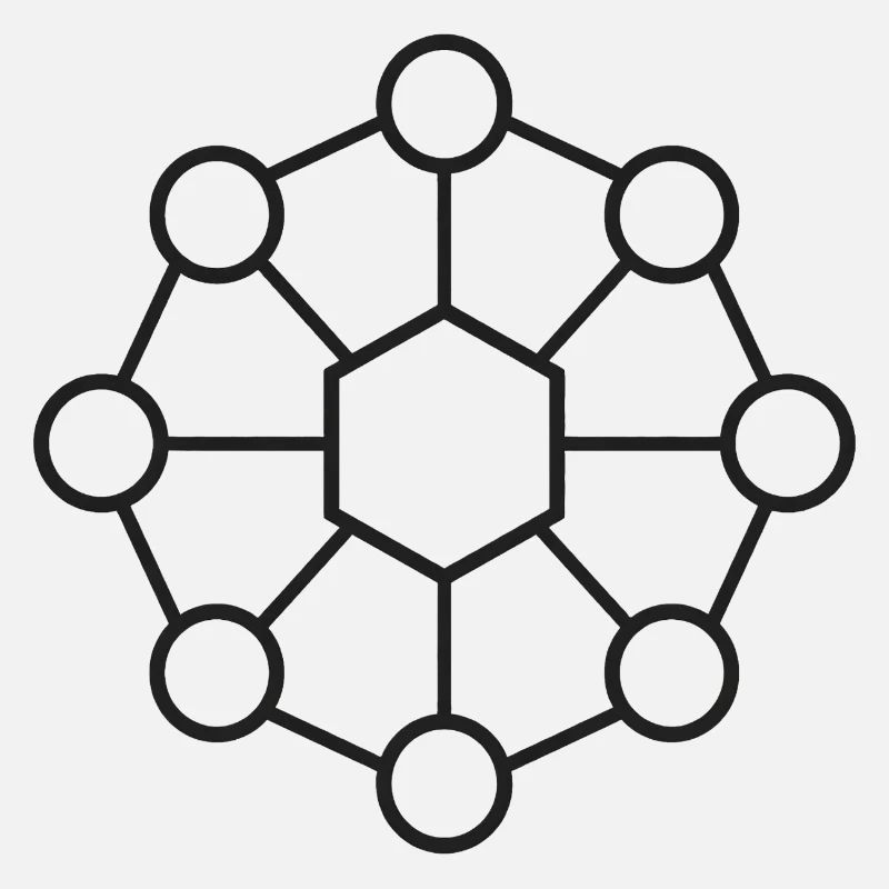 Mandala Hexagonal Géométrique