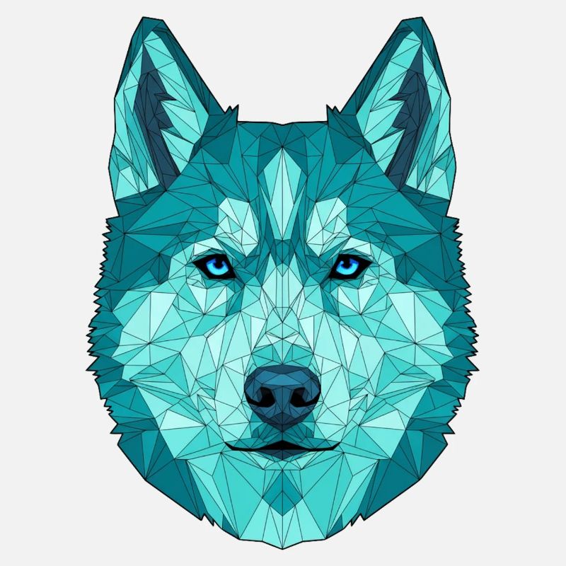 Geometrisch Wolf