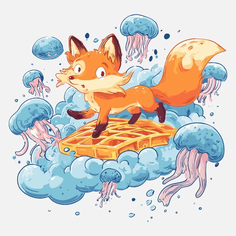 Fuchs auf Waffeltraum