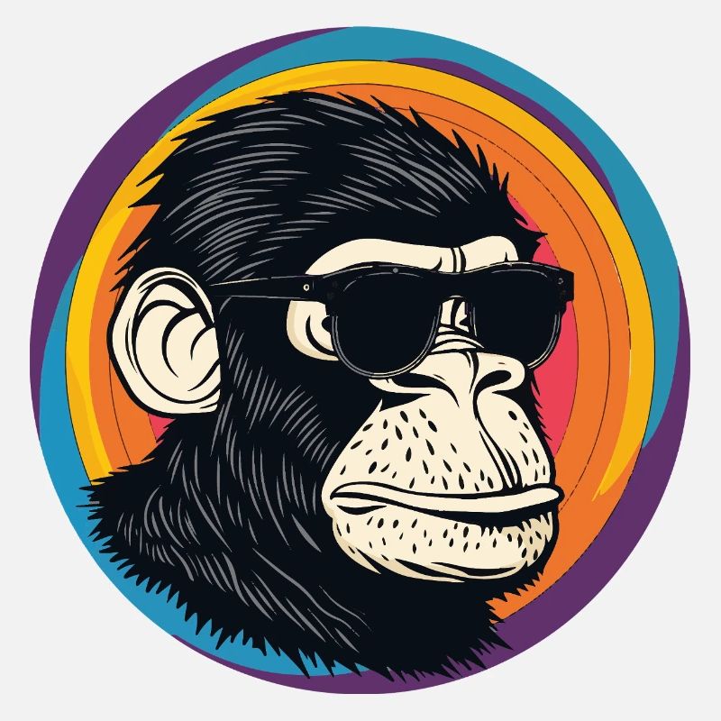 Bande dessinée Lunettes de Soleil Singe