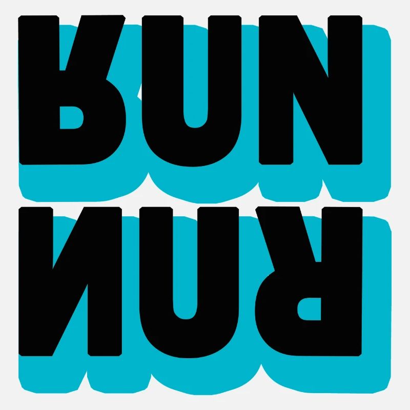 Running Run Typografie