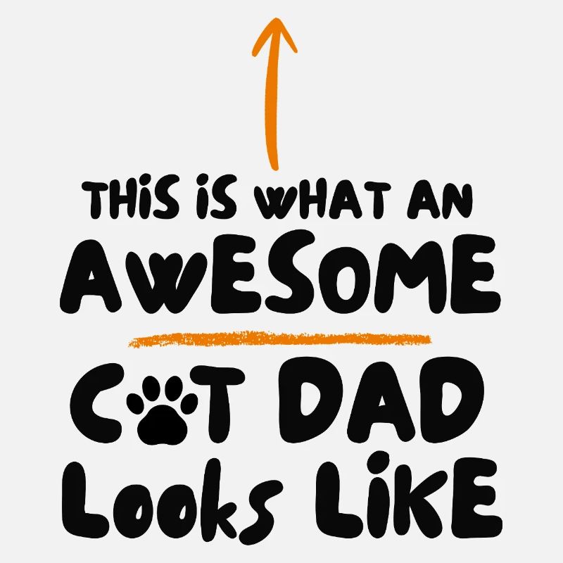 Papa de chats Propriétaire d’amour de chat