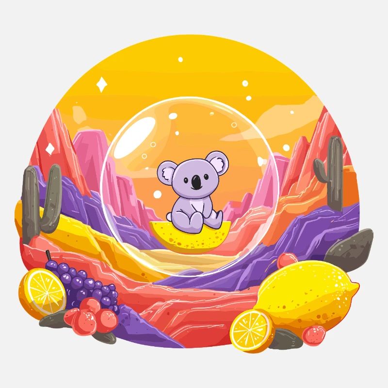 Koala im Glaskugel-Wunderland