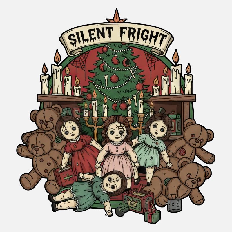 Gothic Weihnachtsbaum Horror Puppe Halloween Angst
