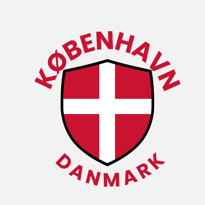 Bouclier de Copenhague avec drapeau danois