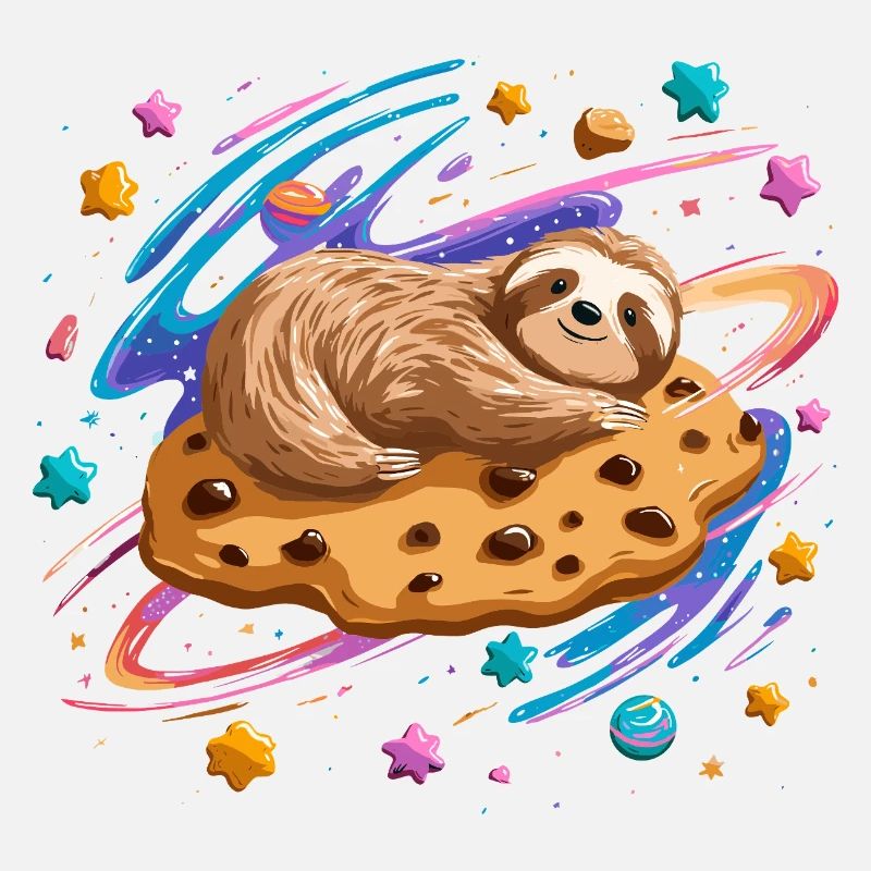 Space Sloth on Cookie