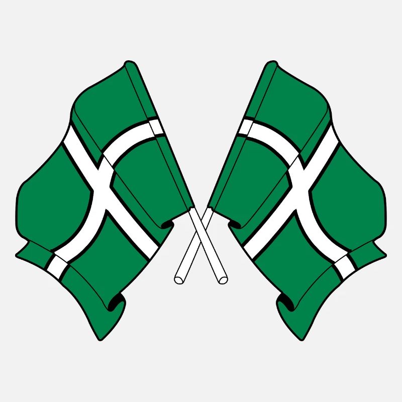 Drapeaux croisés du Devon