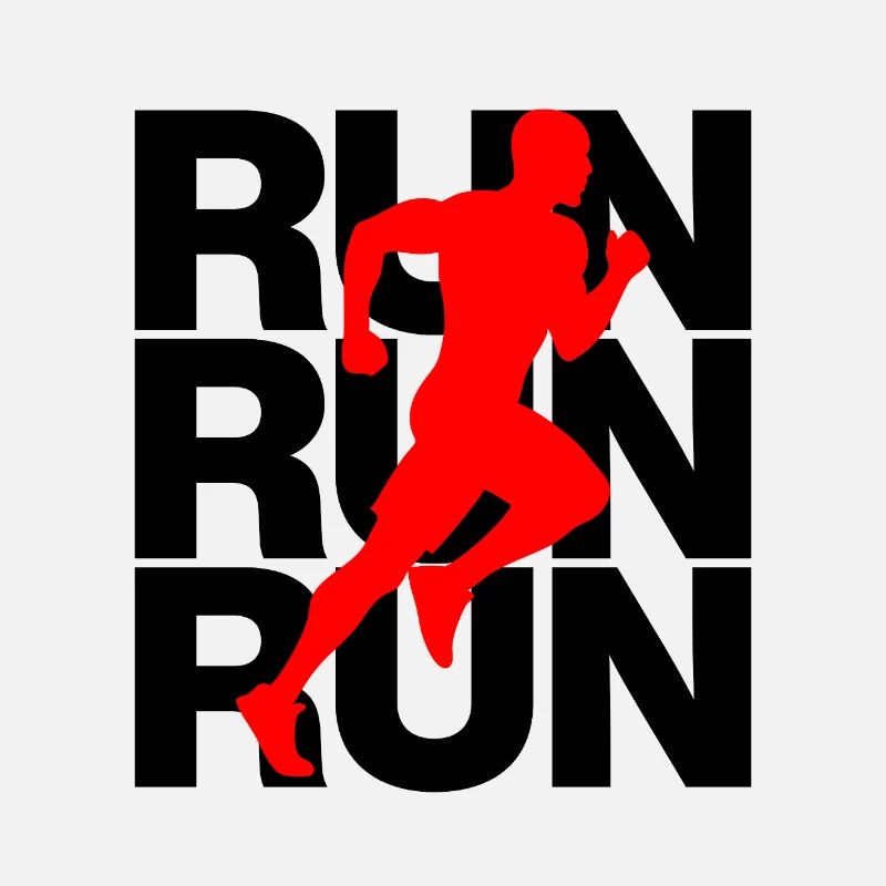 JOGGING MAN, PUISSANCE DE COURSE ! PASSION POUR LA COURSE, LA COURSE
