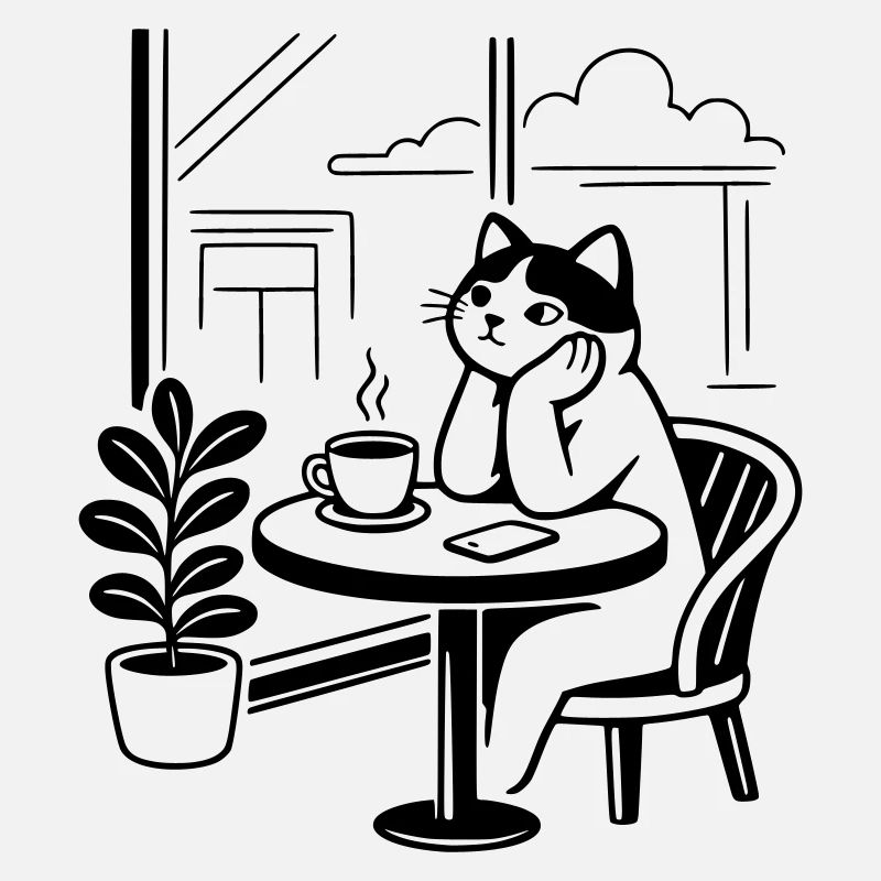 Café des chats attentionné