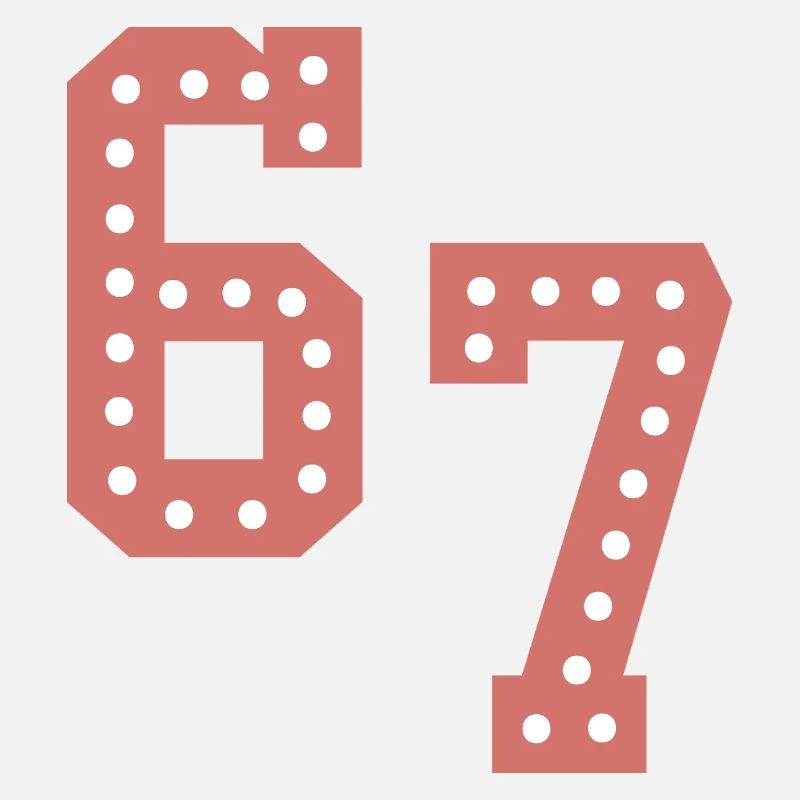 6 7 – Trendiges, minimalistisches Textdesign,