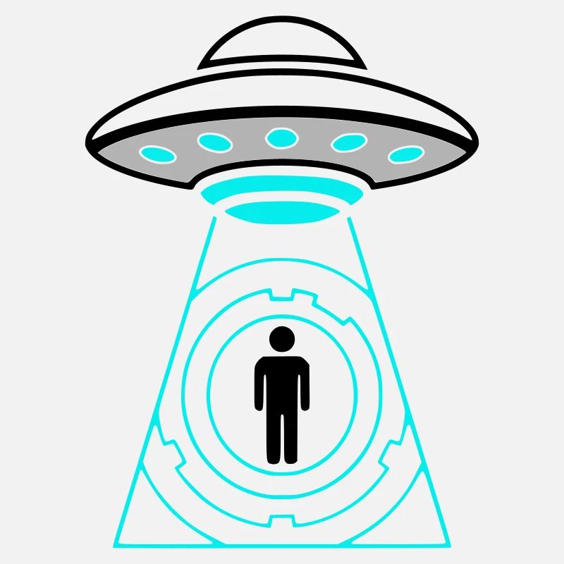 UFO Abduction Beam Me Up Vector