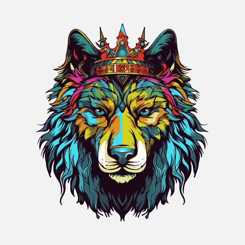 Wolf Comic Crown