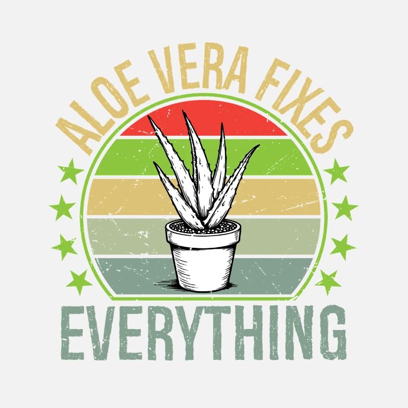 Aloe Vera Fixes Everything Funny Succulent Gard