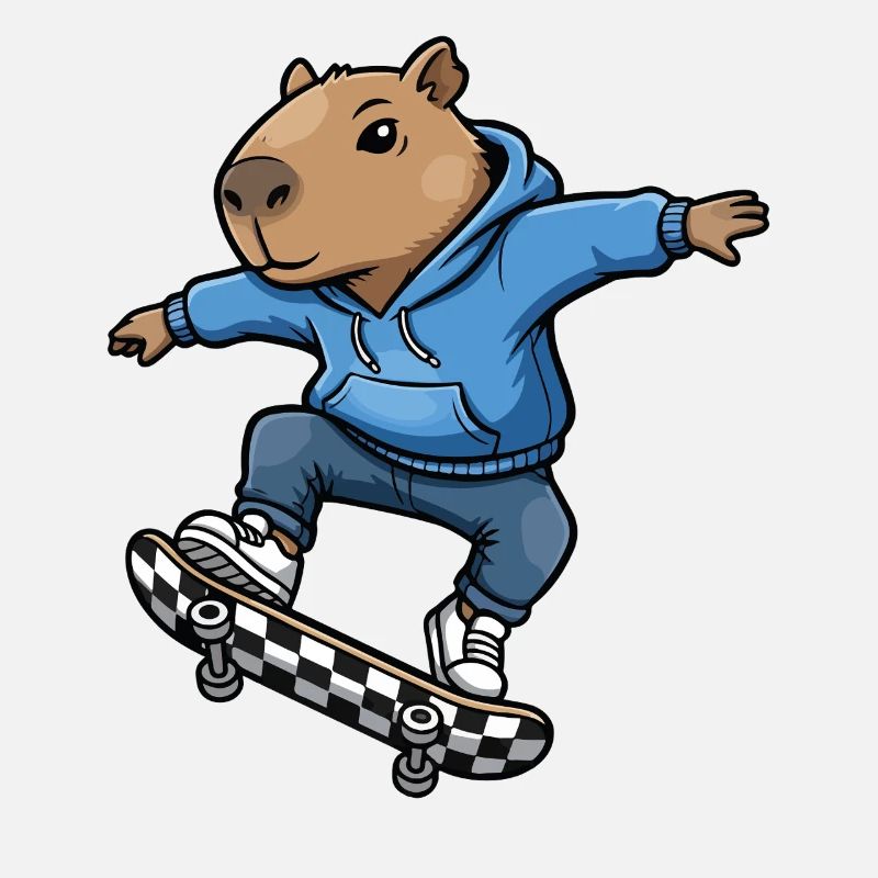 Capybara Skateboard