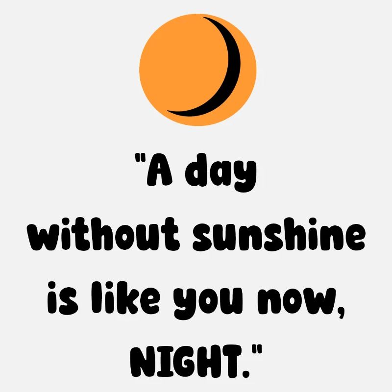 Orange Moon Silhouette
