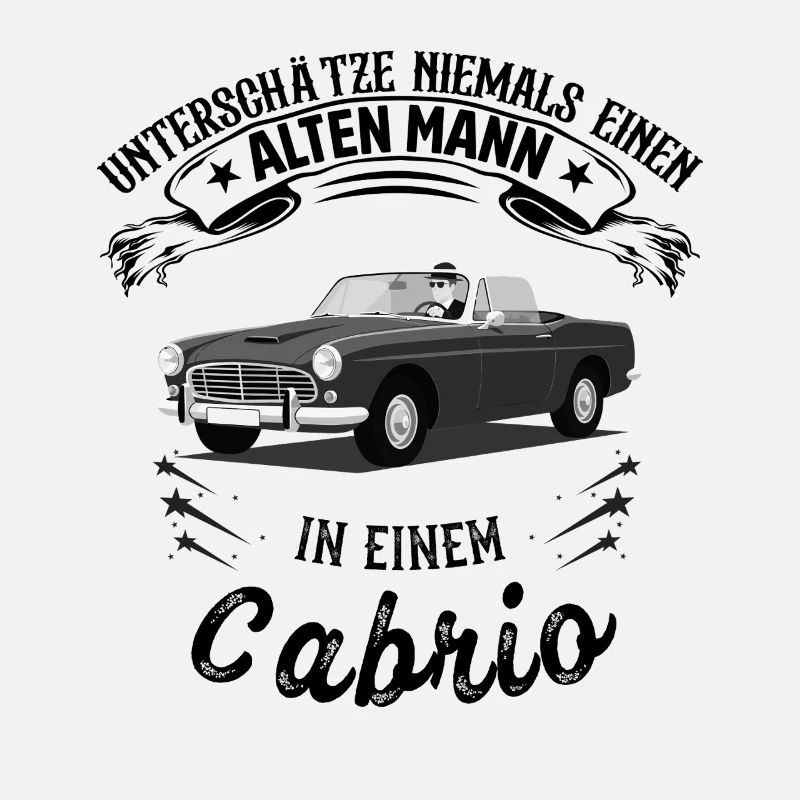 Never underestimate an old man in a convertible