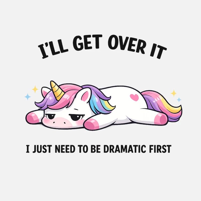 Schlafendes Einhorn Drama Spruch