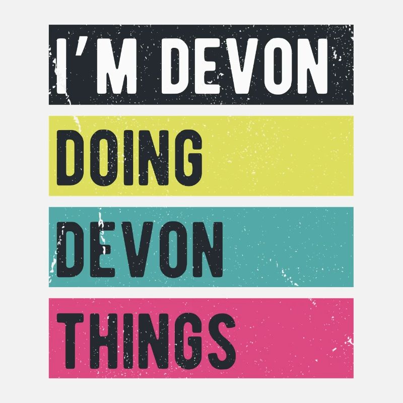 Je suis Devon qui fait des couleurs rétro de Devon Things