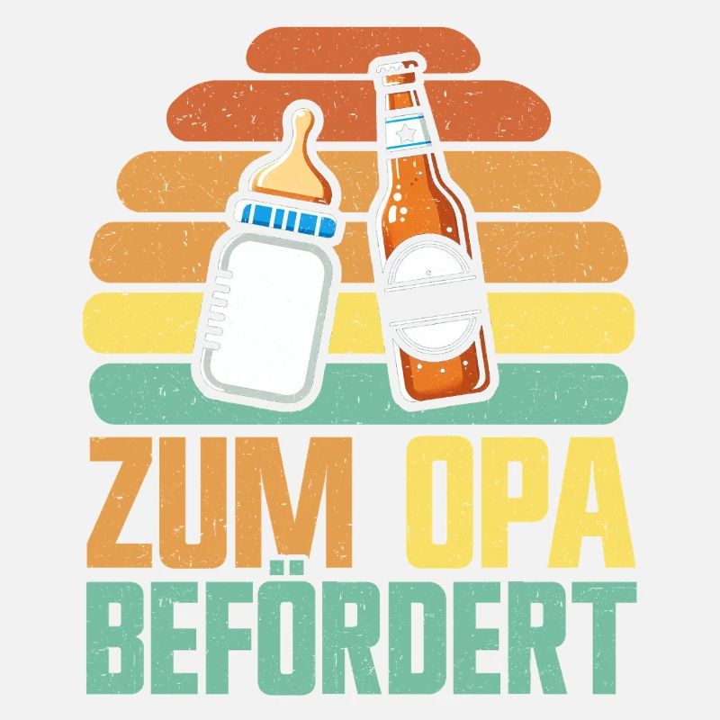 Zum Opa Befördert Retro Großvater Pops Großeltern