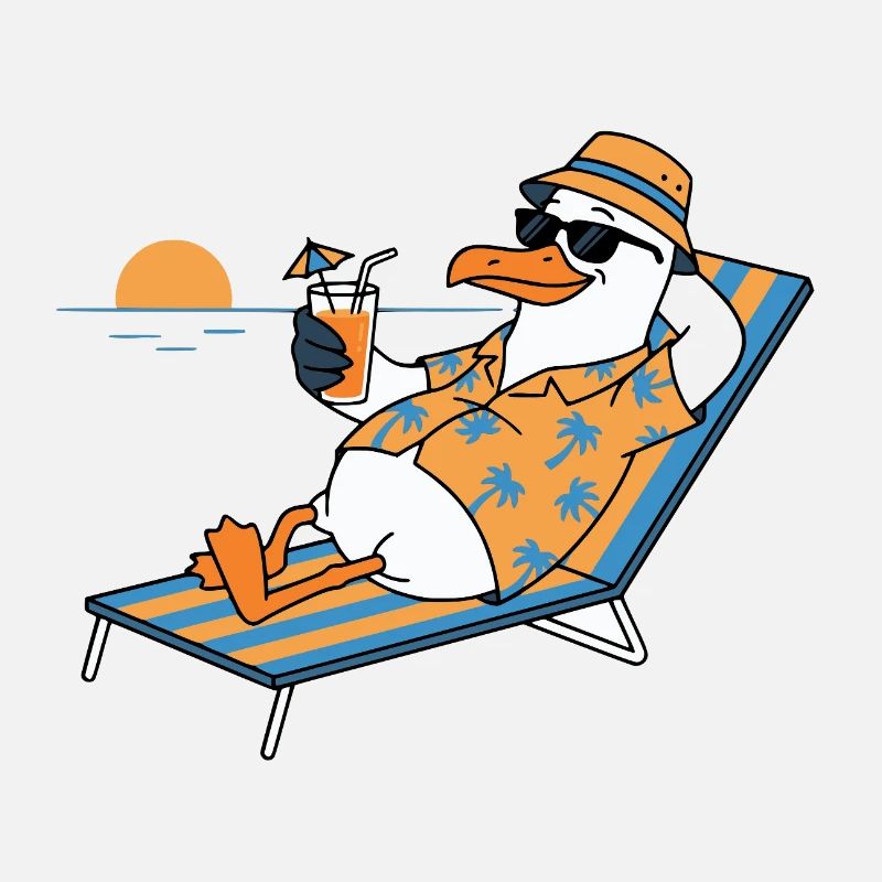 Sunny Beach Penguin Hawaii