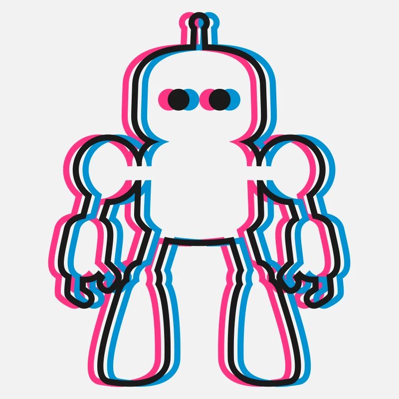 Robot 3D Effect AI Sci-Fi