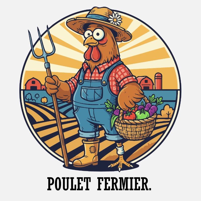 Poulet Fermier au Potager Soleil