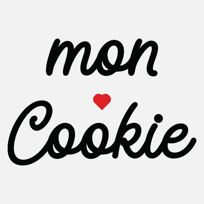 My Heart Cookie — Black Soft Typography