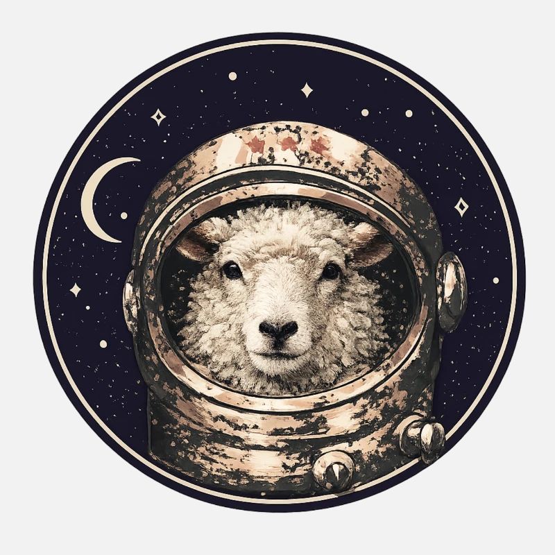 Astronaut sheep in orbit
