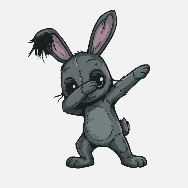 Patchwork Bunny Doodle