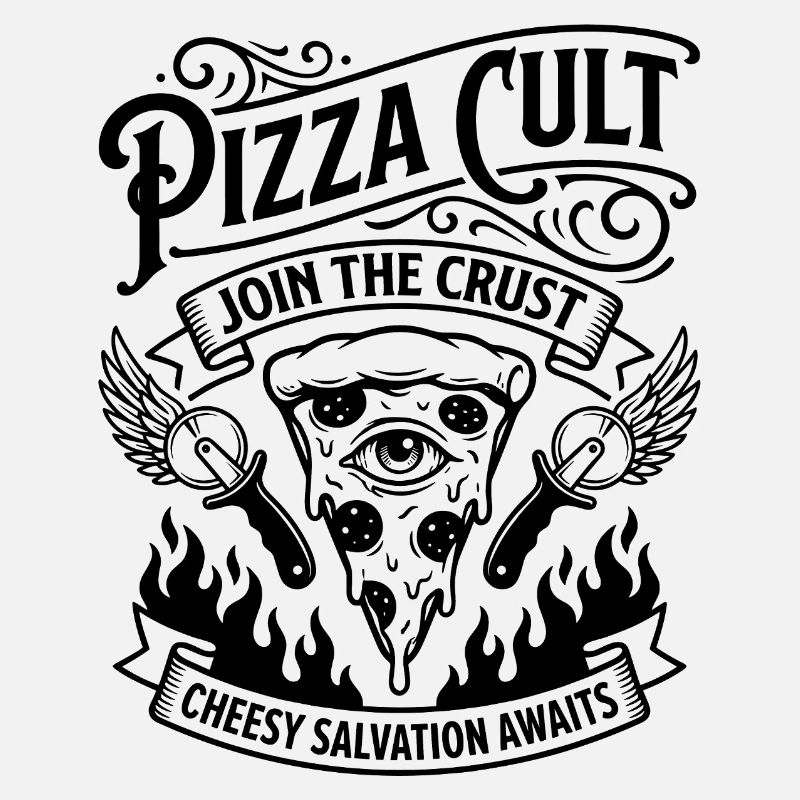 Secte de la pizza Salut au fromage