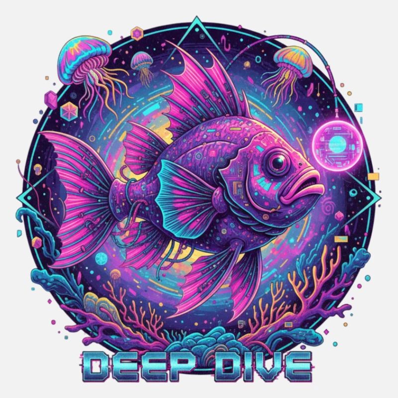 Deep Dive Neonfisch Unterwasser