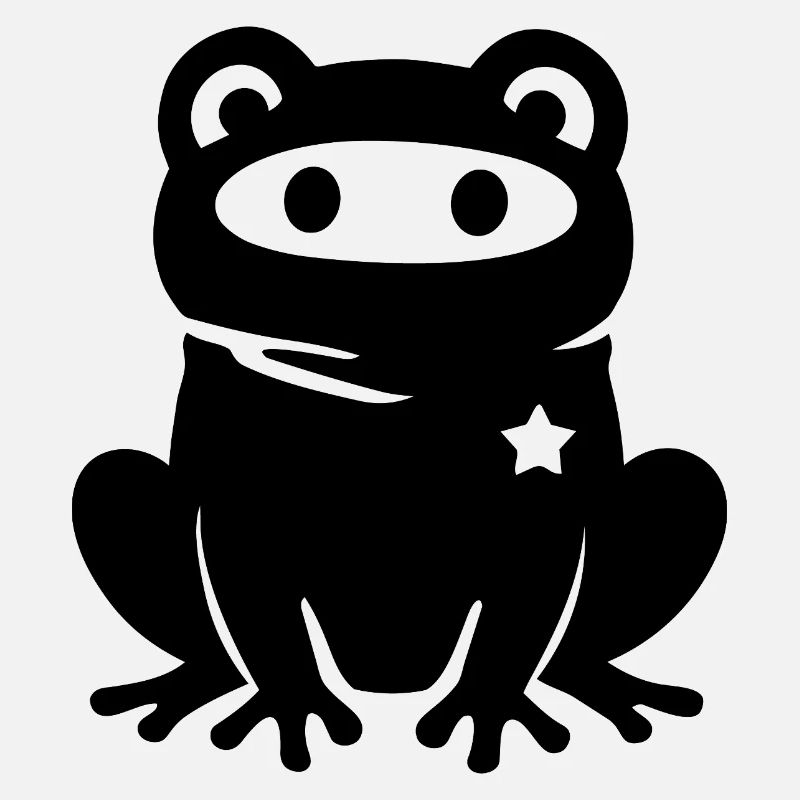 Frosc masqué avec étoile – Antifascism Antifa