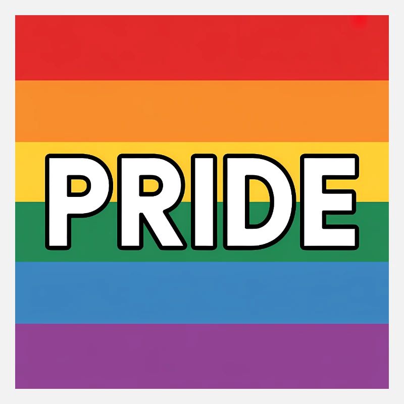 Pride – Queer Rainbow Flag Tee