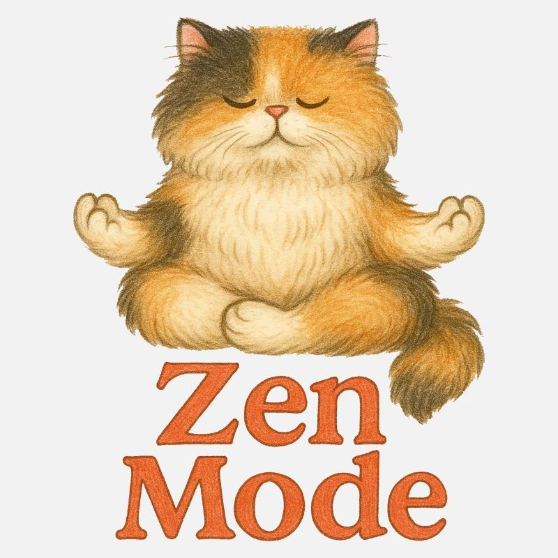 Zen-Mode-Katzenmeditation