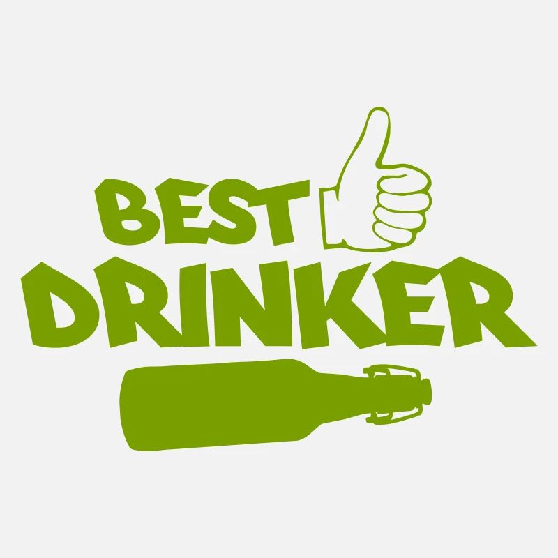 Best Drinker Logo mit Flasche