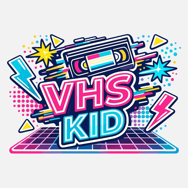 VHS KID Néon Rétro